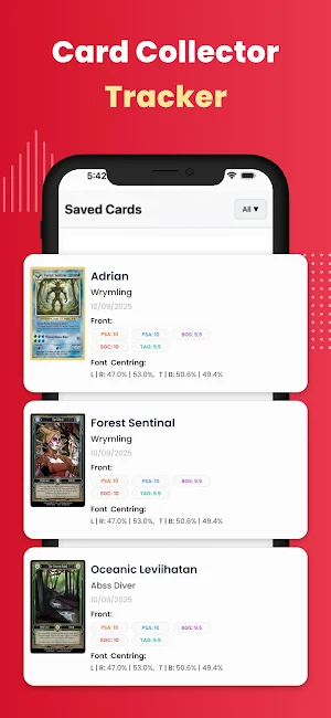 Card Centering Tool :Grader AI Screenshot 2