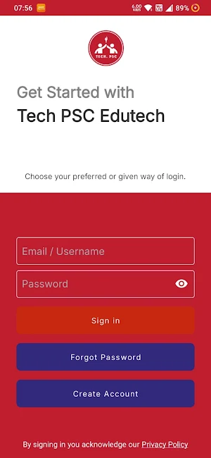 Tech PSC Edutech Screenshot 0