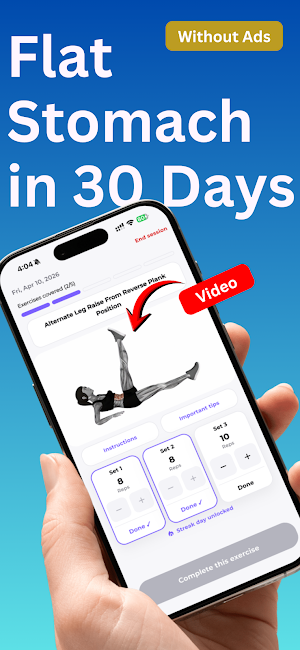 Flat Stomach & Core: Abs Work Screenshot 0