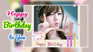Happy Birthday Photo Frames Wishes Cards Screenshot 2