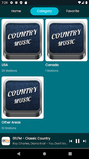 Radio country music Screenshot 1