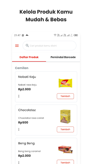 Kasir Warung Screenshot 0