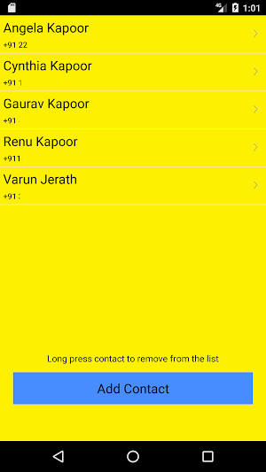 Phone Book Location Screenshot 3