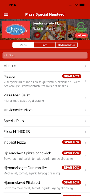 Pizza Special Naestved Screenshot 0