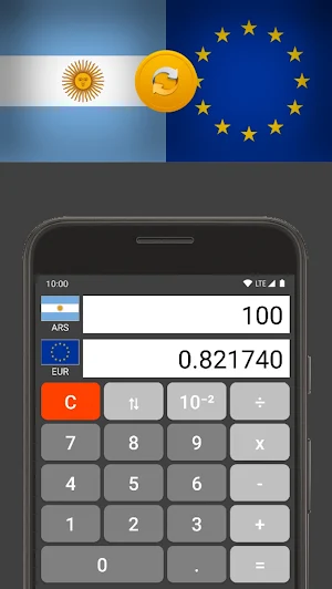 Euro / Argentine Peso Screenshot 1