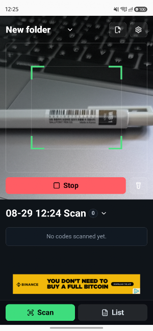 Codexcel: Scan to Excel Screenshot 3