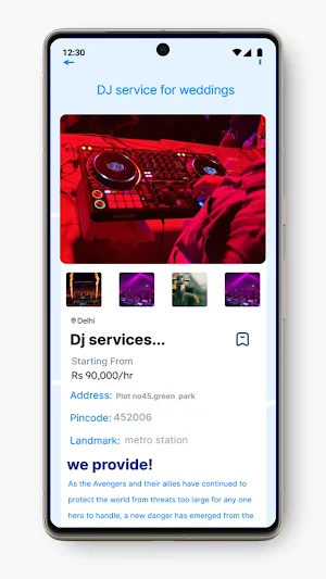 Jashanz: Event Marketplace Screenshot 1