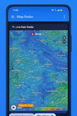 Rajasthan Weather Update App Screenshot 1