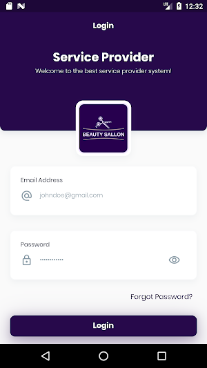 Beauty Sallon Provider Screenshot 1