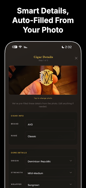 Cigar AI — Humidor & Tracker Screenshot 1