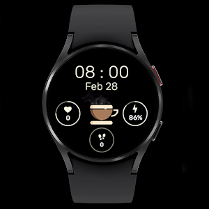 Coffee Watch Face Screenshot 0