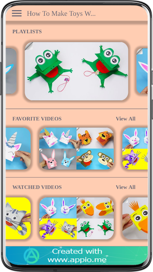 How To Make Toys With Paper Screenshot 1