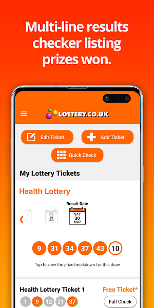 Health Lottery Results Screenshot 2