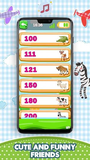 BabyPhone for kids -Animals Music, Numbers, Rhymes Screenshot 3