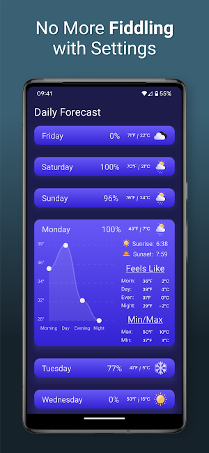 DualTemp Weather Screenshot 3