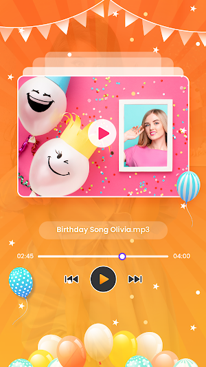 Birthday Song with Name - Happy Birthday Wishes Screenshot 0