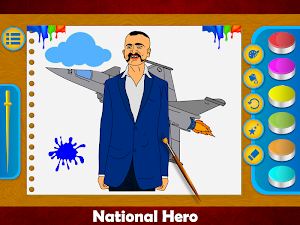 Colouring Book Bharat Ke Veer Screenshot 1