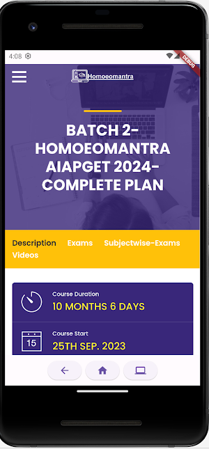 Homoeo Mantra Screenshot 1