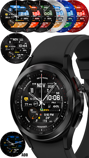 NTV505 - Hybrid watch face Screenshot 3