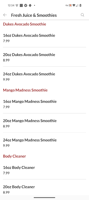 Duke Ellington Gourmet Deli Screenshot 2