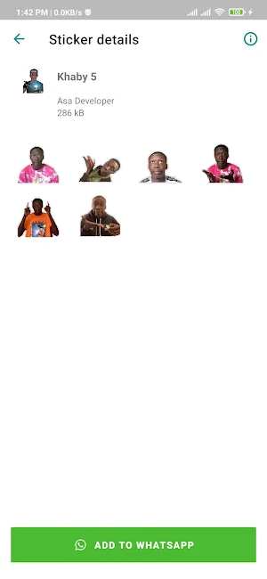 Sticker Khaby - WAStickerApps Screenshot 3