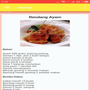 Resep Masakan Ayam Enak Screenshot 0