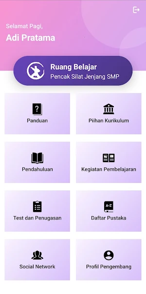 Ruang Belajar Pencak Silat SMP Screenshot 2