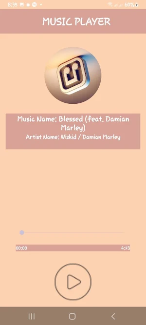 Music Player Screenshot 0