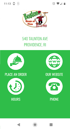 Boston House of Pizza Providence Screenshot 0