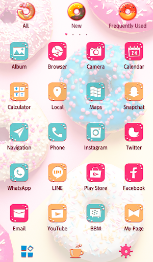 Colorful Donuts Theme Screenshot 2