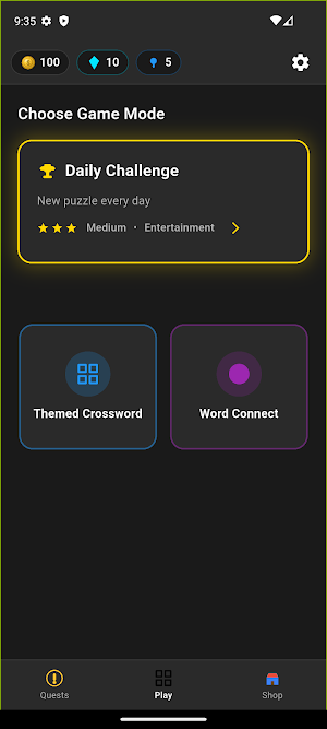 Crossword Puzzle Screenshot 0