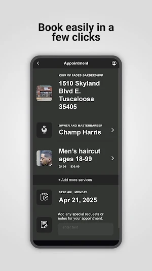 King of Fades Barbershop Screenshot 2