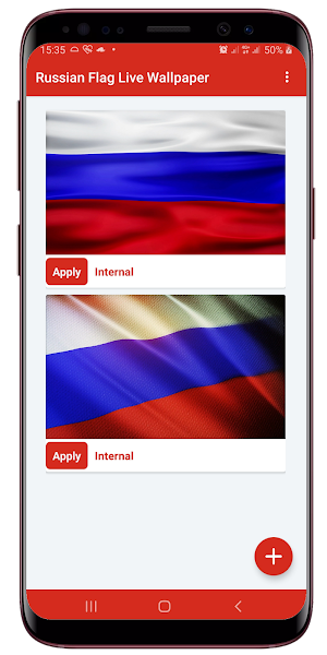 Russian Flag Waving Live Wallpaper Screenshot 0