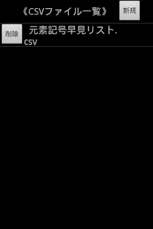 一覧表示メモFor元素記号 Screenshot 0
