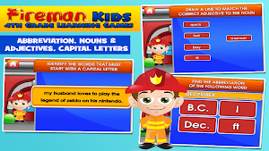 Fireman's Fourth Grade Games Screenshot 1
