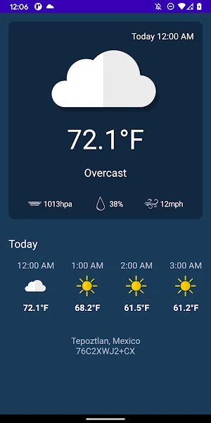 Hyperlocal Weather Screenshot 1