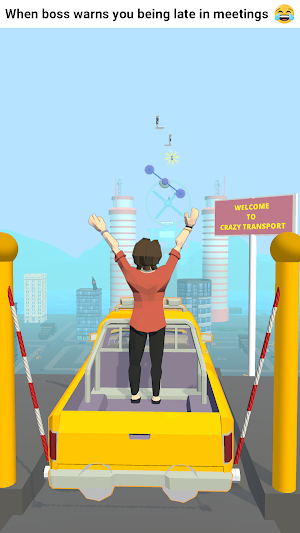 Crazy Transport - Air taxi Screenshot 0