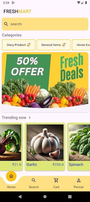 Fresh Mart Screenshot 1