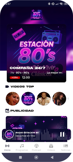 Radio Estacion 80 Screenshot 1