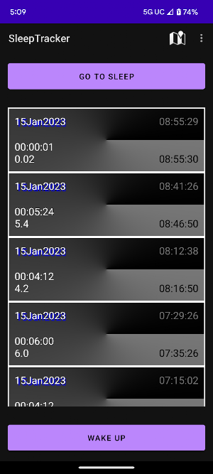SleepTracker Screenshot 0