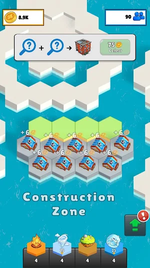 Hexa Merge Elements Idle Screenshot 0