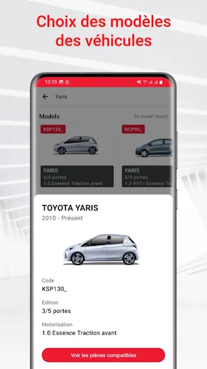 Parts Catalog Screenshot 2