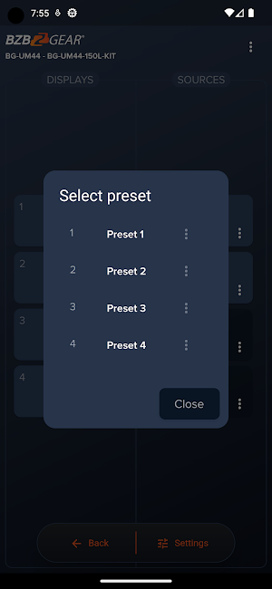 BZBGEAR Switch Control Screenshot 3