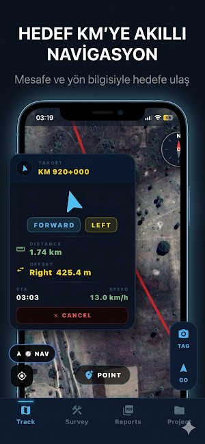 AxisTrack: Chainage & LandXML Screenshot 2