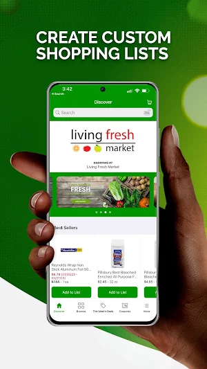 Living Fresh Market Screenshot 1