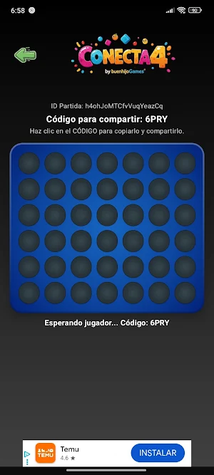 Conecta 4 en Raya Screenshot 3