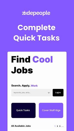 Zidepeople: Quick Tasks & Jobs Screenshot 0