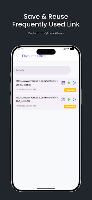 Deeplink Tester - QR & QA Tool Screenshot 3