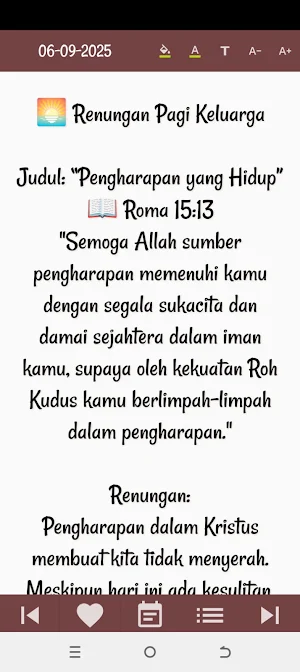 Renungan Pagi Keluarga Screenshot 2
