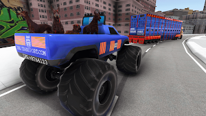 Monster truck Dog Transport Screenshot 0